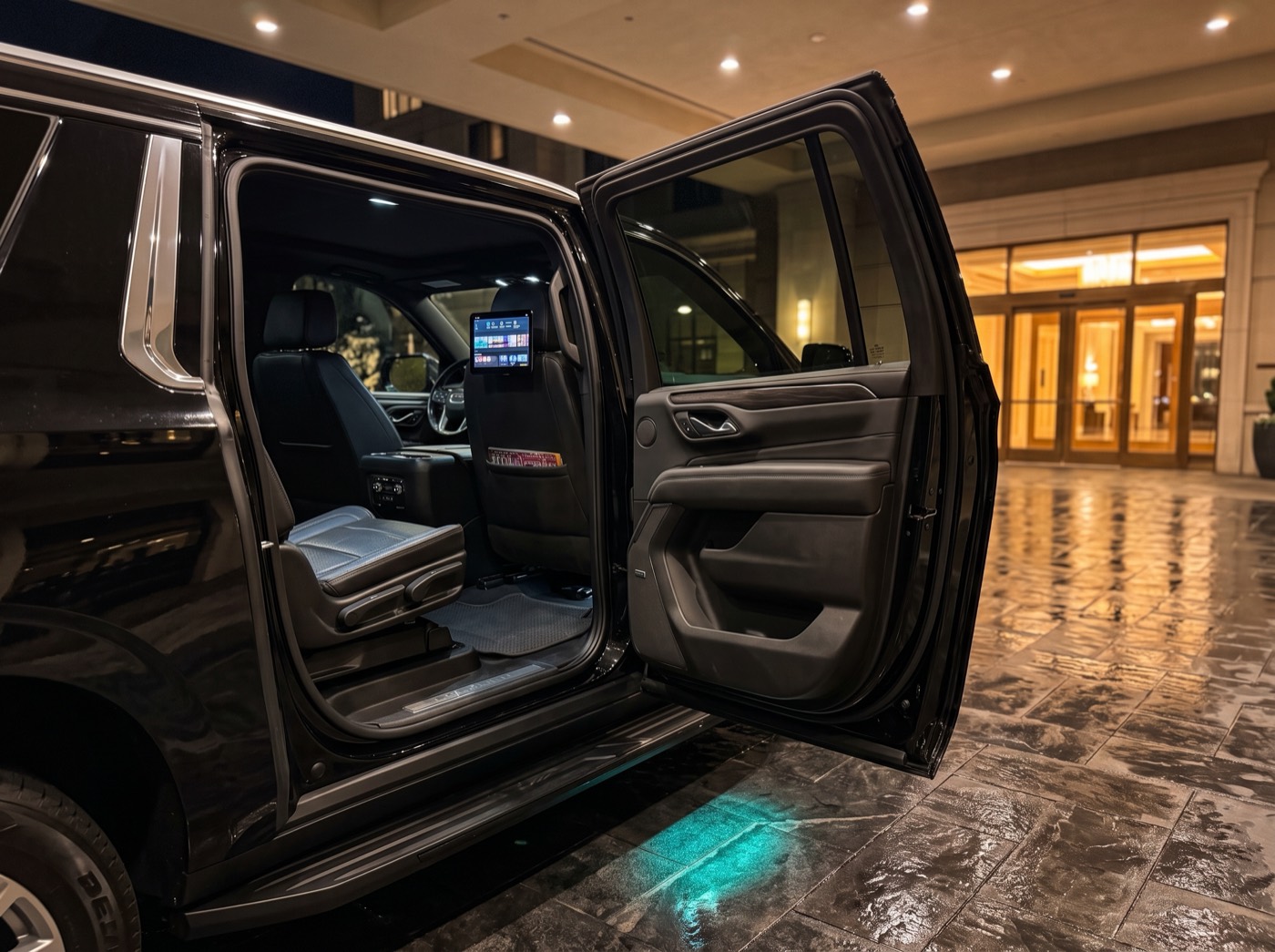 Rear cabin of the GMC Yukon Denali XL